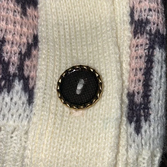 Short Sleeve Button Floral 80’s Cardigan - Picture 5 of 5